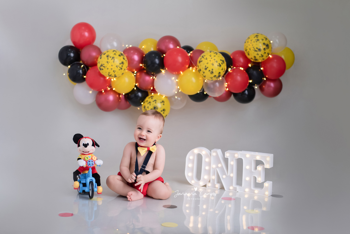 Cenário temático mickey mouse 