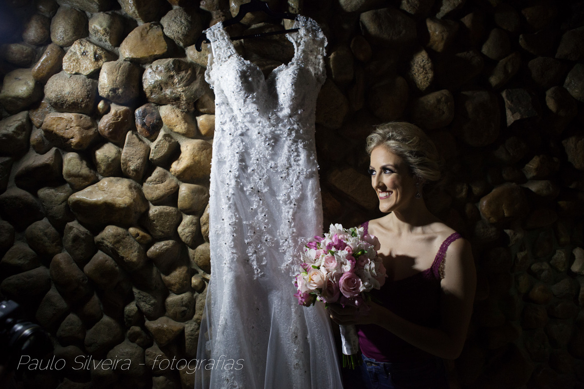 vestido iluminado buque noiva