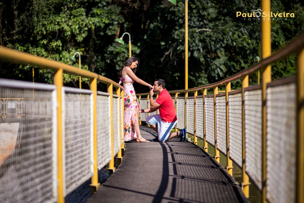lindo beijo romântico noivo ajoelhado, noiva encantada - cascata das antas 