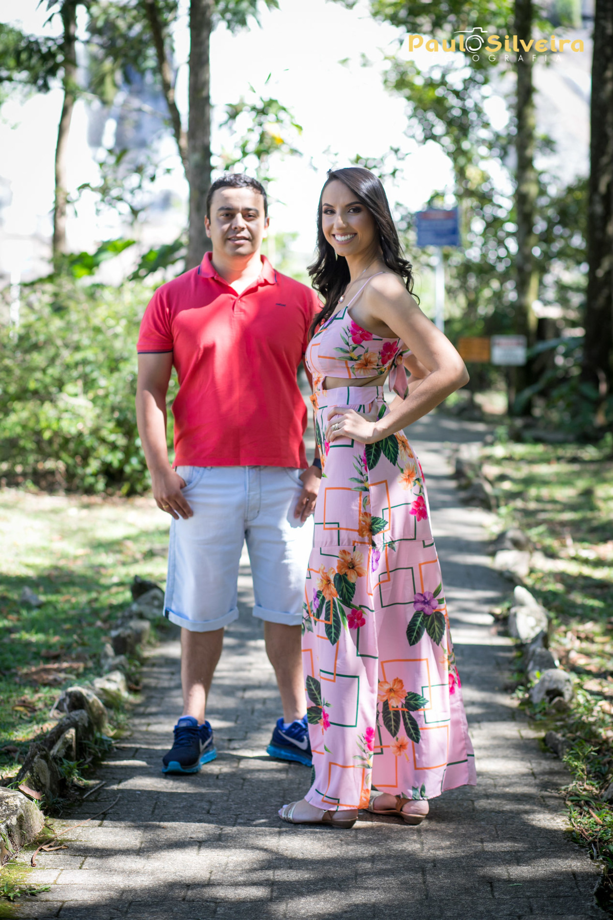 paisagem linda noivos radiantes, cascata das antas