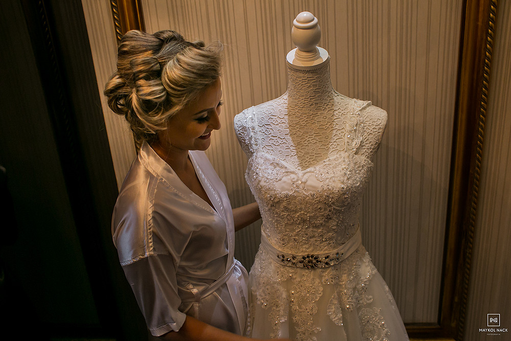 vestido de noiva tubarão