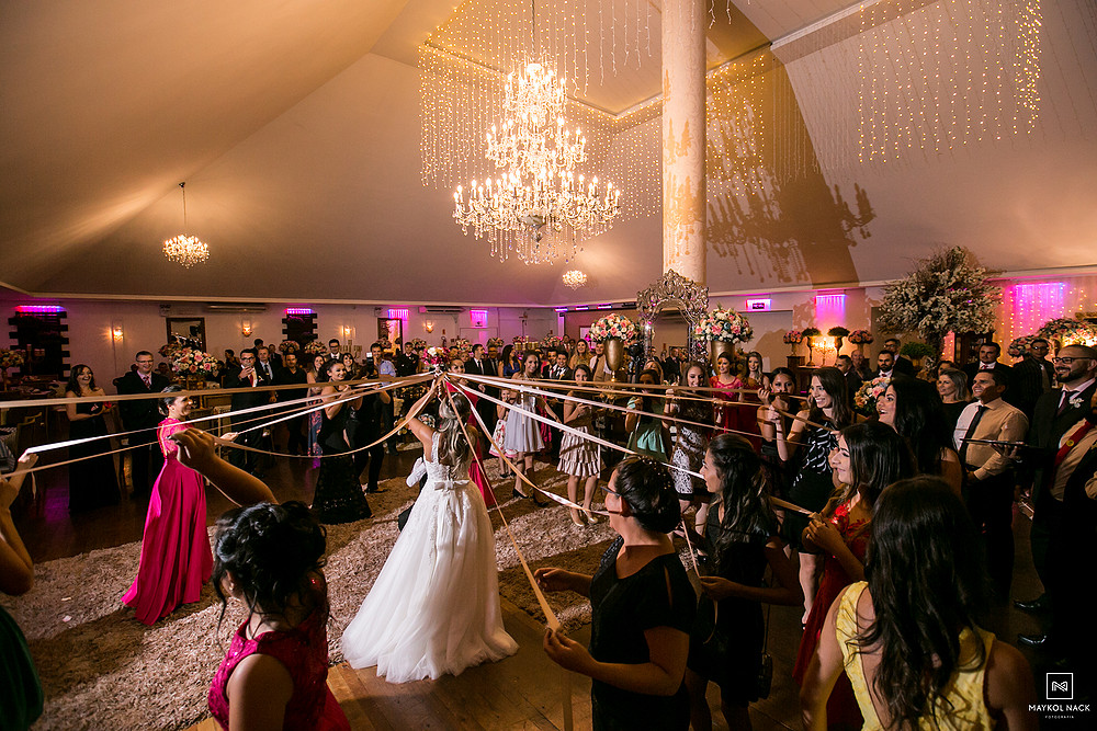 buquê de fita casamento