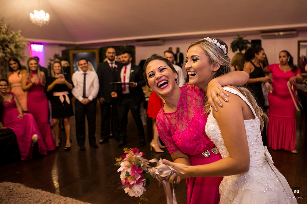 jogar o buquê casamento