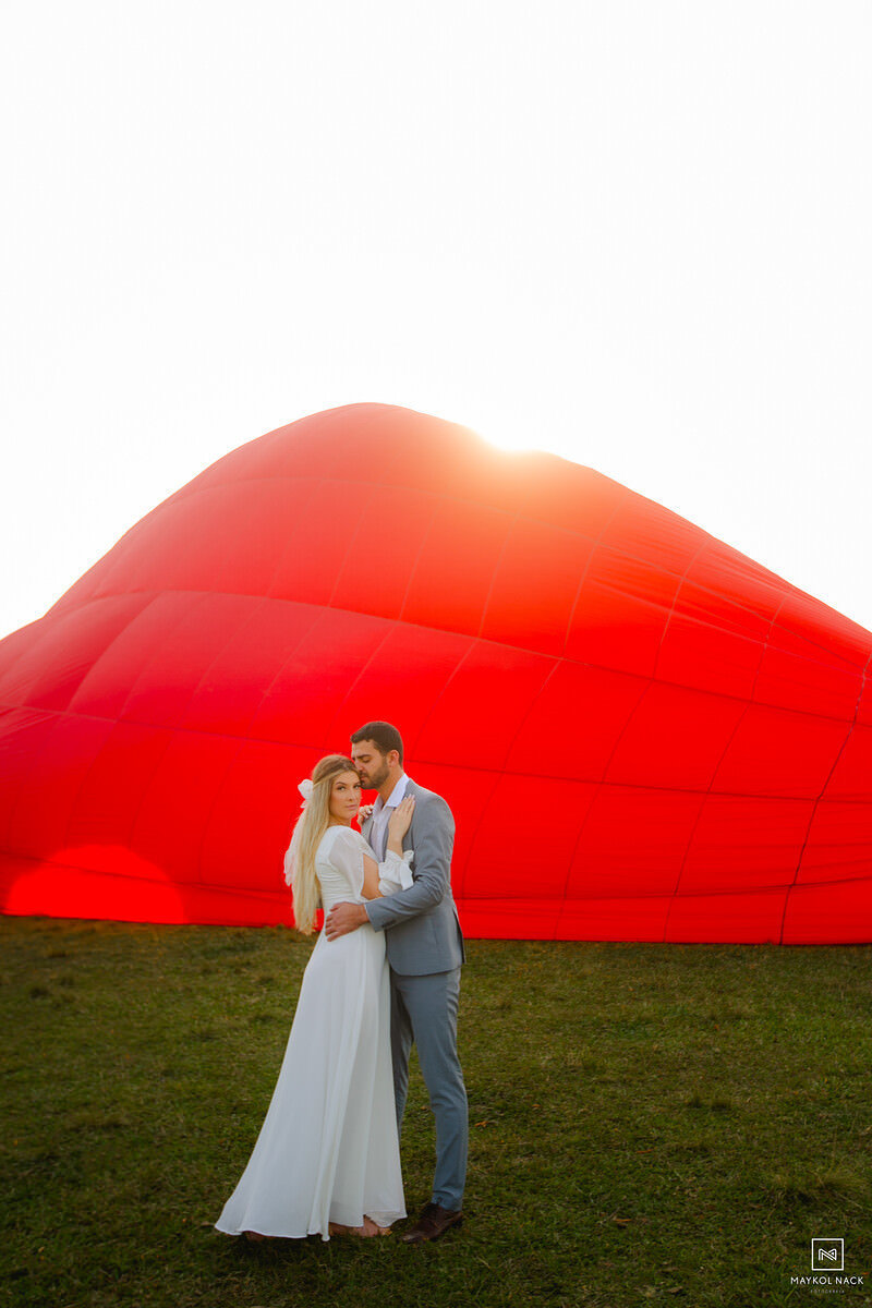 ensaio de casal balão de coração