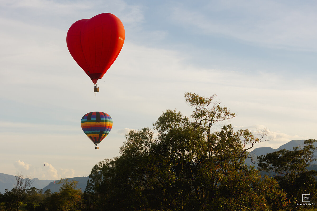 balonismo em Praia Grande para casal