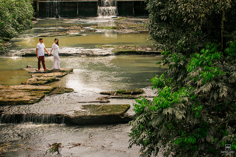 ideias de ensaio na cachoeira