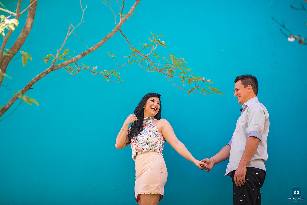 local diferente para ensaio de casal