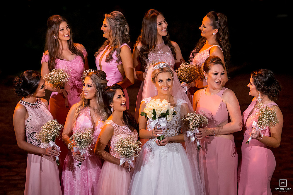 madrinhas casamento braço do norte