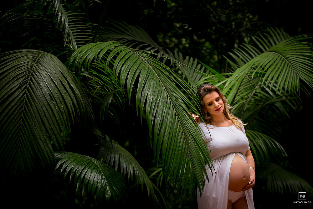 ensaio de gravidez na natureza