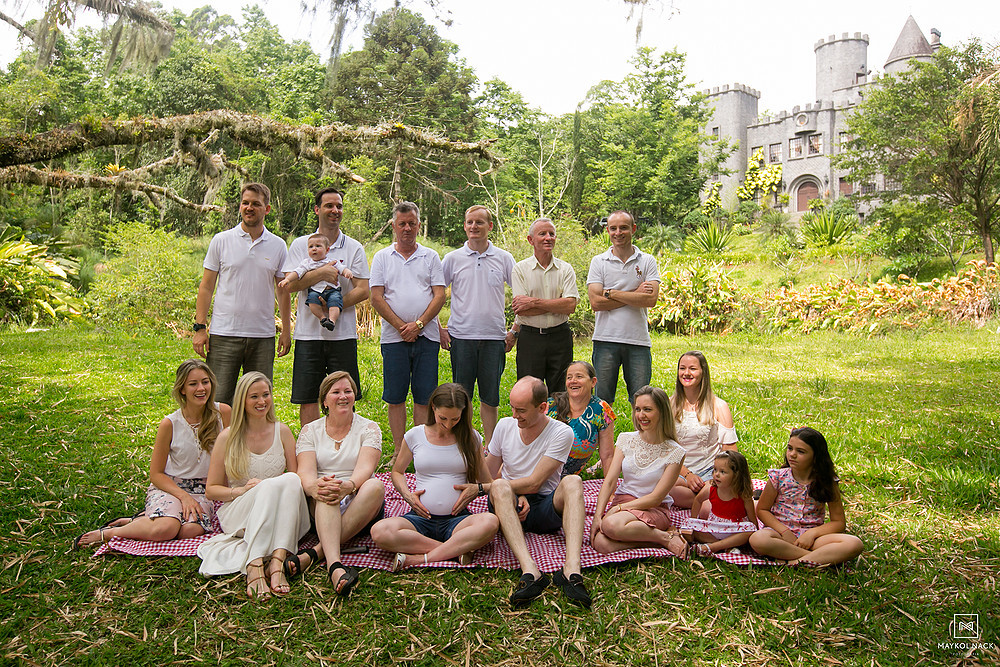 fotos de grávida em família