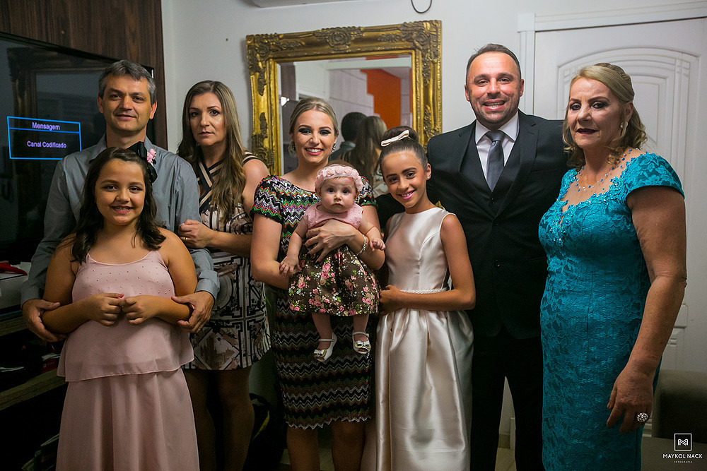 retrato de família casamento
