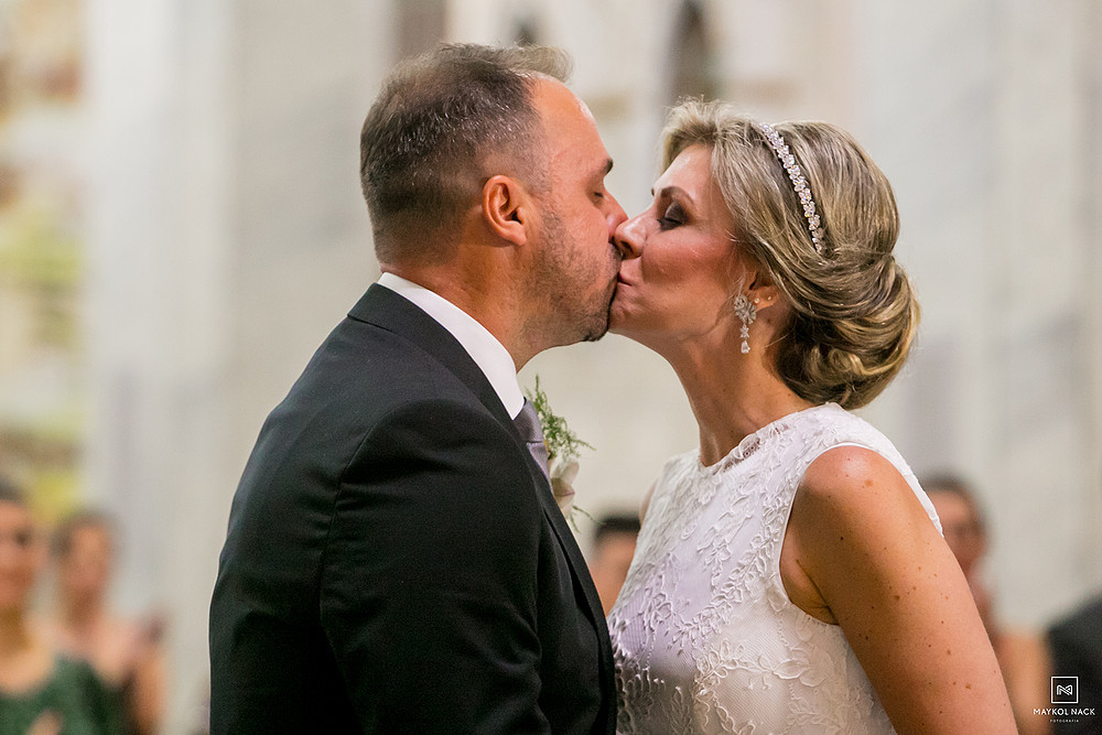 beijo de casamento braço do norte
