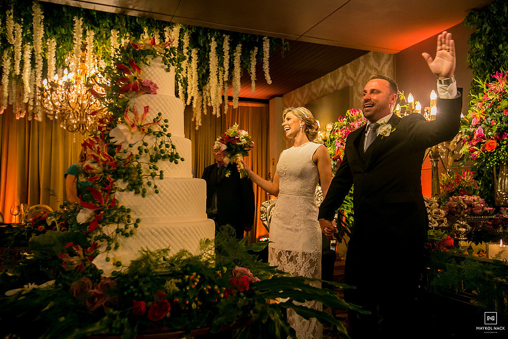 bolo de casamento braço do norte