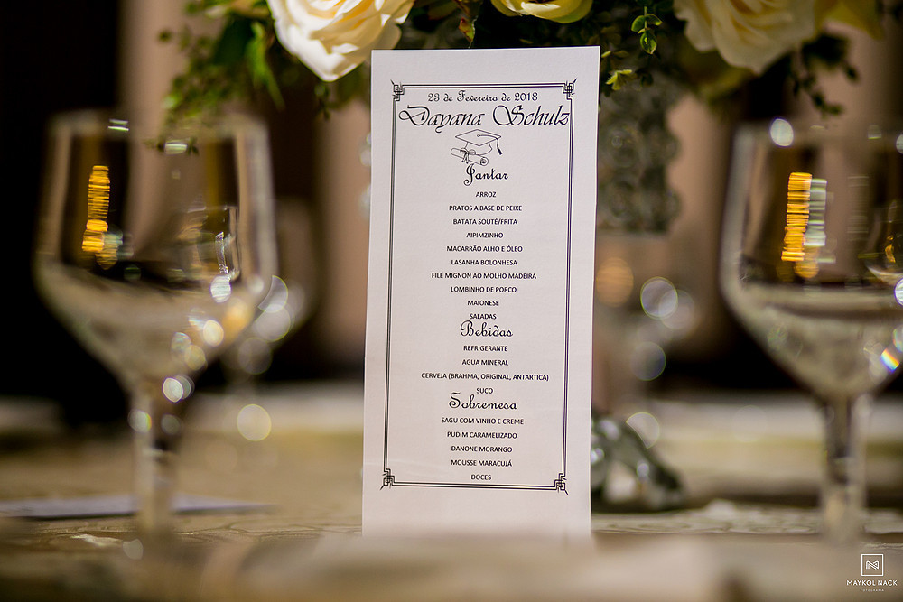 decoração jantar braço do norte