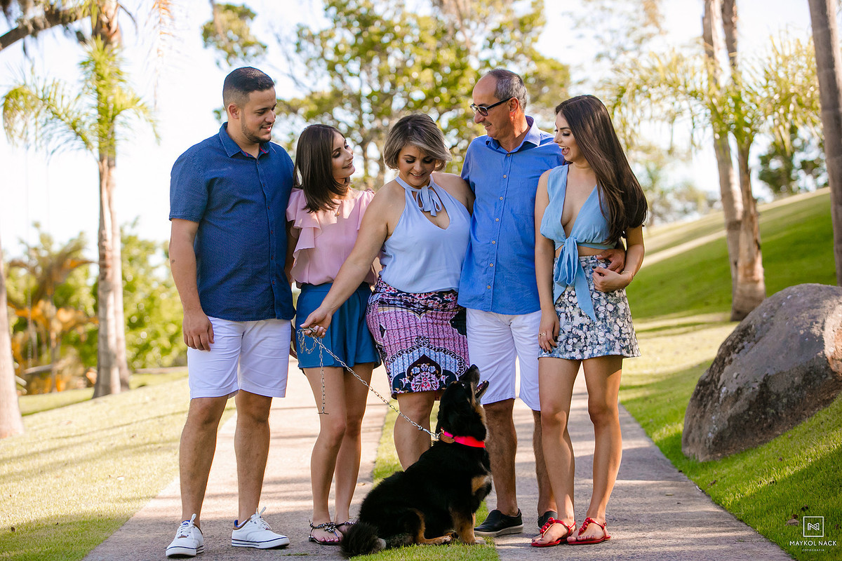 fotos de família 25 anos de casamento