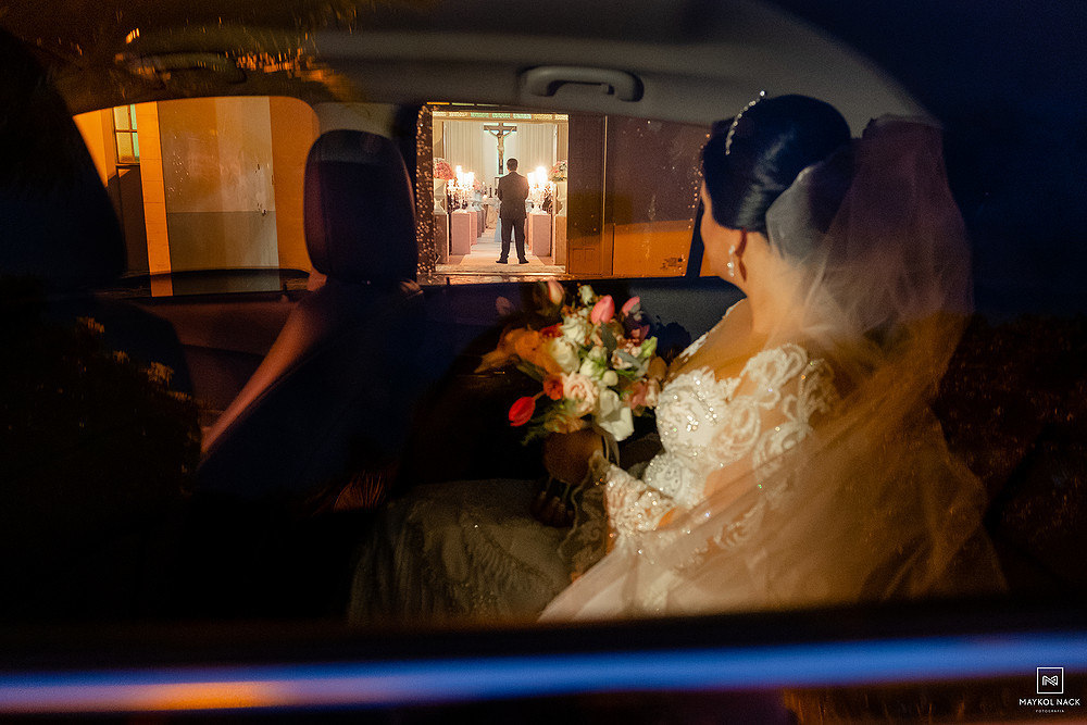 noiva no carro braço do norte