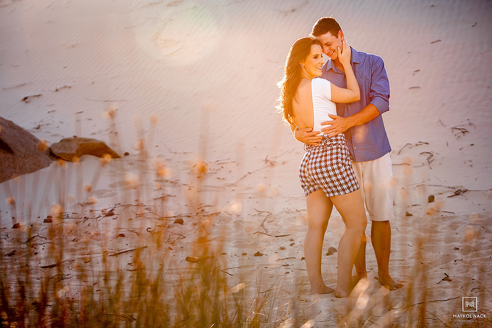 fotografia de casal praia da ipoã