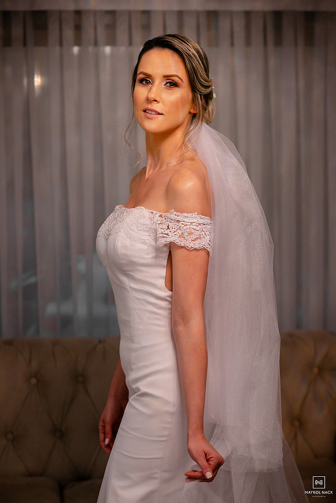 vestido de noiva tubarão