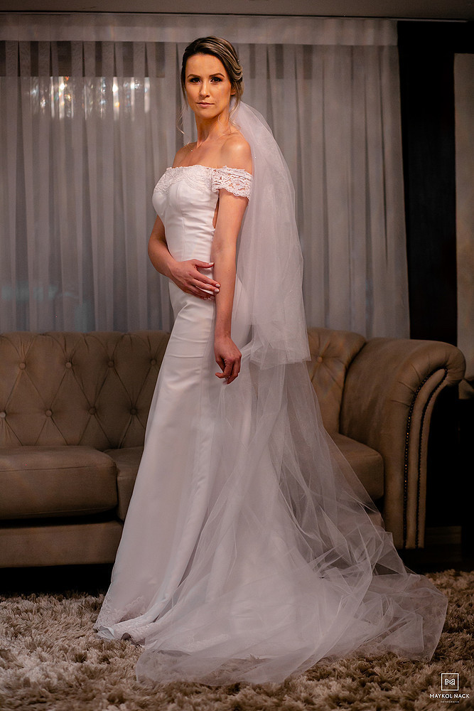 vestido de casamento tubarão