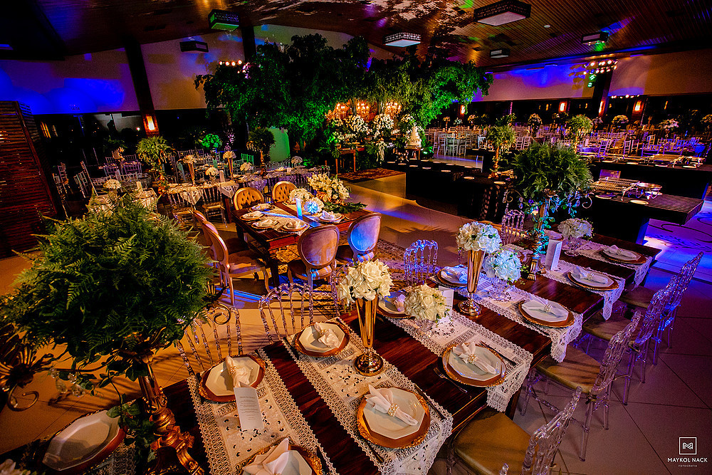 decoração de casamento cegero