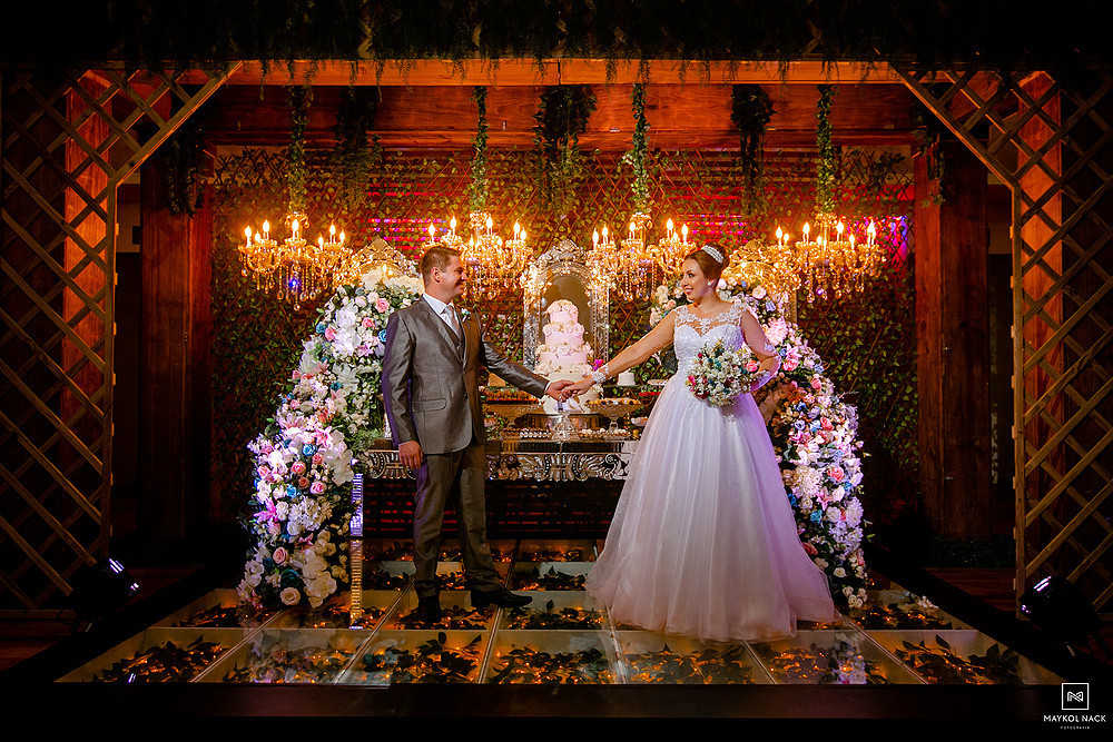 decoração festa de casamento em tubarão