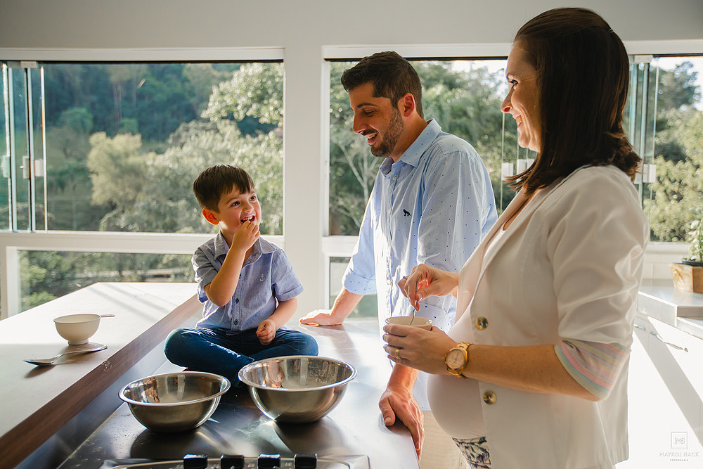 book de familia cozinhando