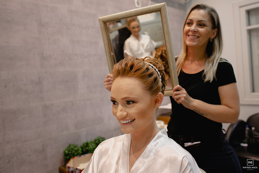 preparativos de noiva em braço do norte