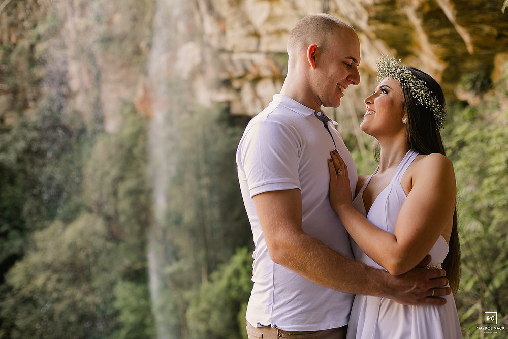 fotografia de casal gruta do poço certo