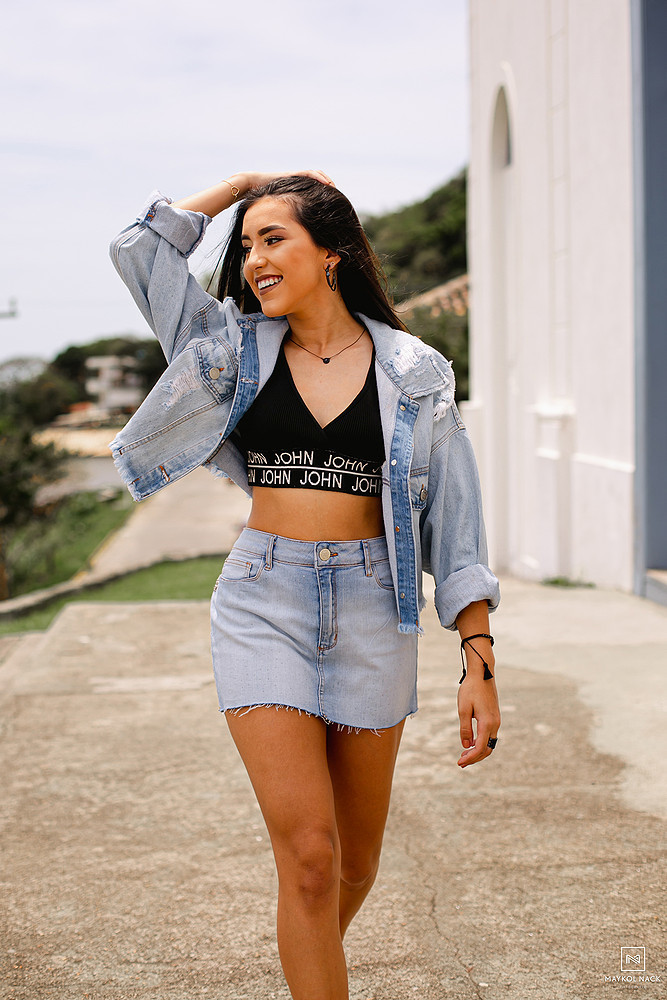 look jeans para ensaio de 15 anos