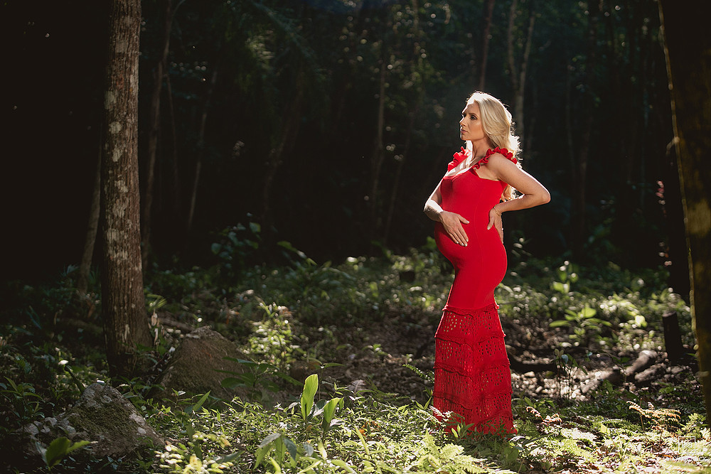 look ensaio gestante