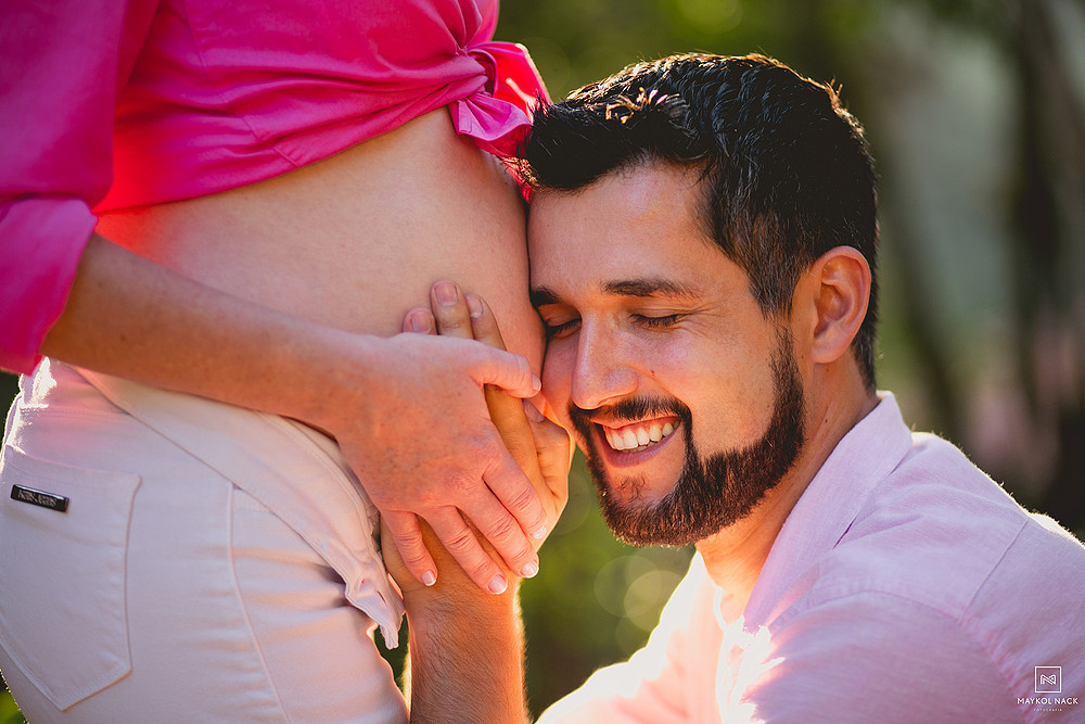 pai com a filha em ensaio