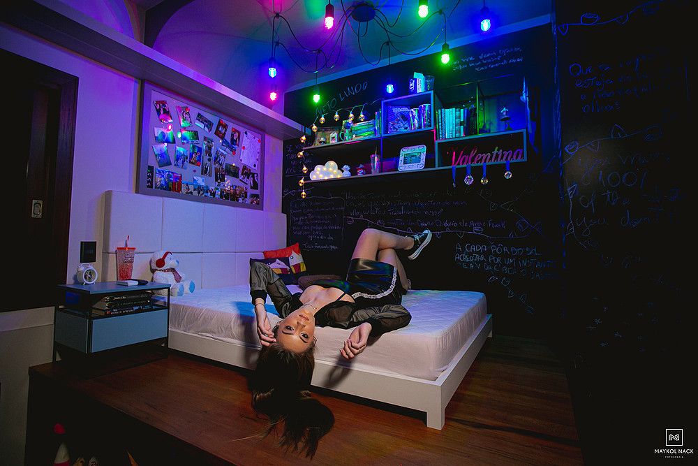 fazer ensaio de 15 anos em casa