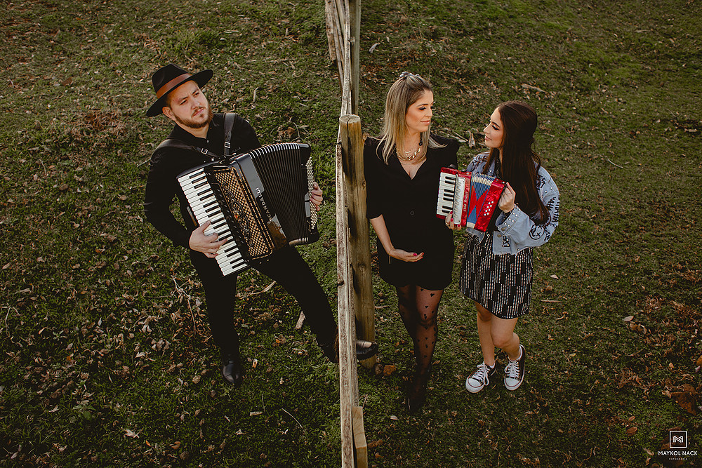 fotos de família com gaita sanfona