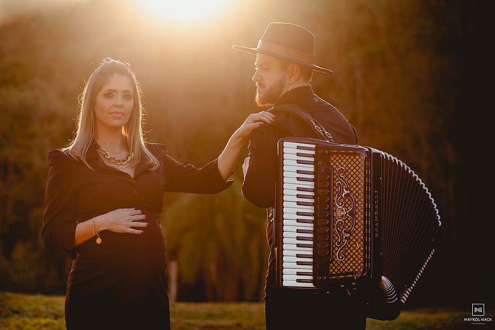 casal com gaita sanfona