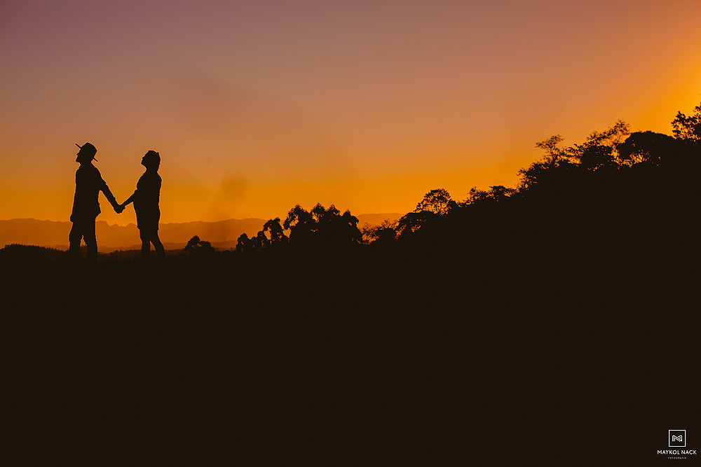 fotos no por do sol em grao para