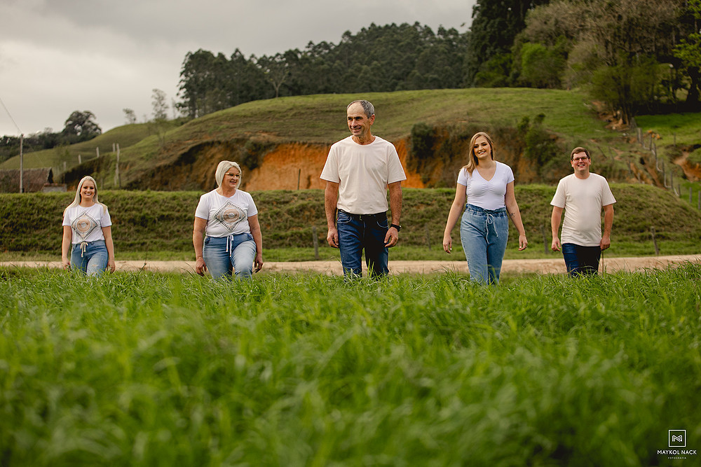 fotos de família no campo