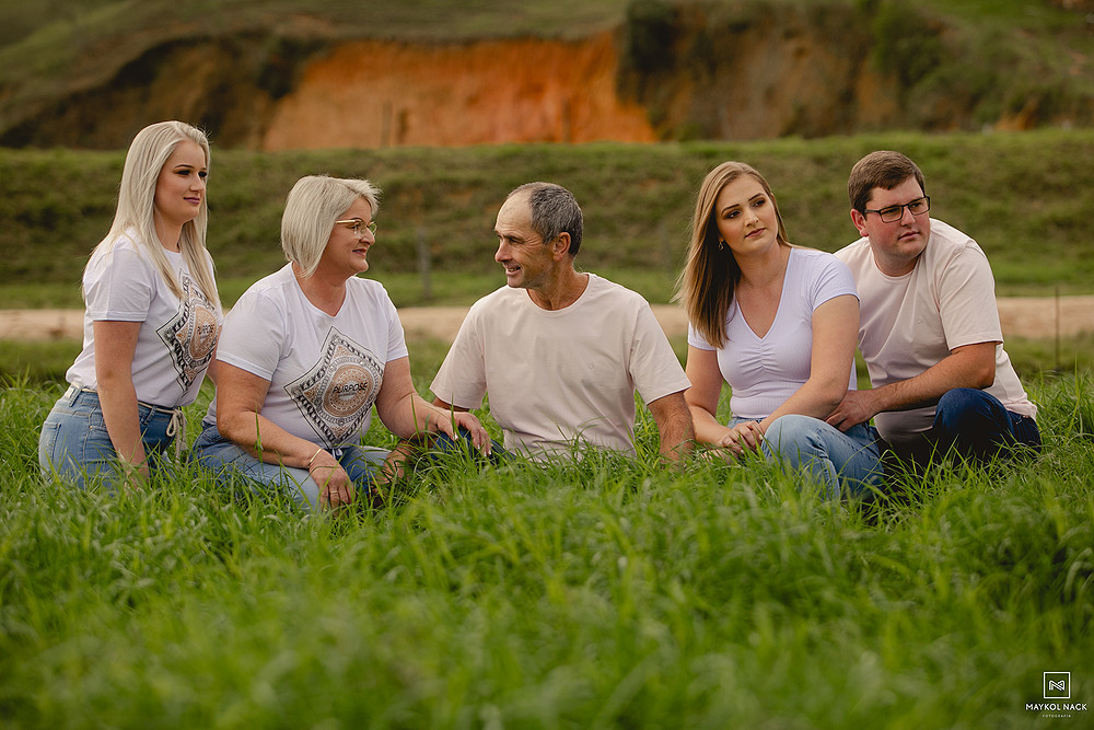 fotos de família no interior