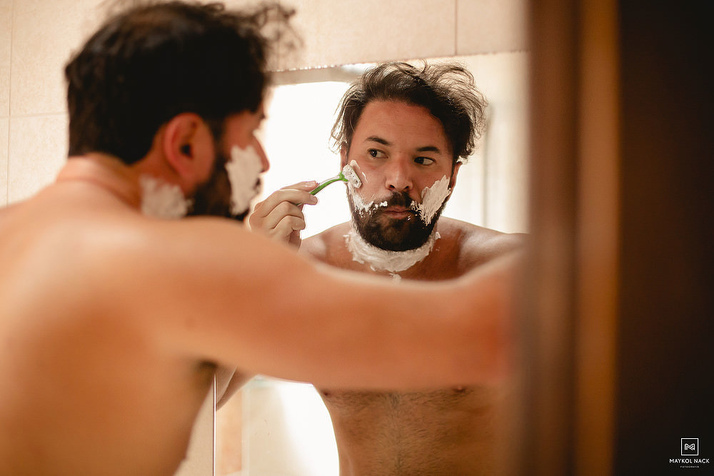 preparativos do noivo em balneário camboriú