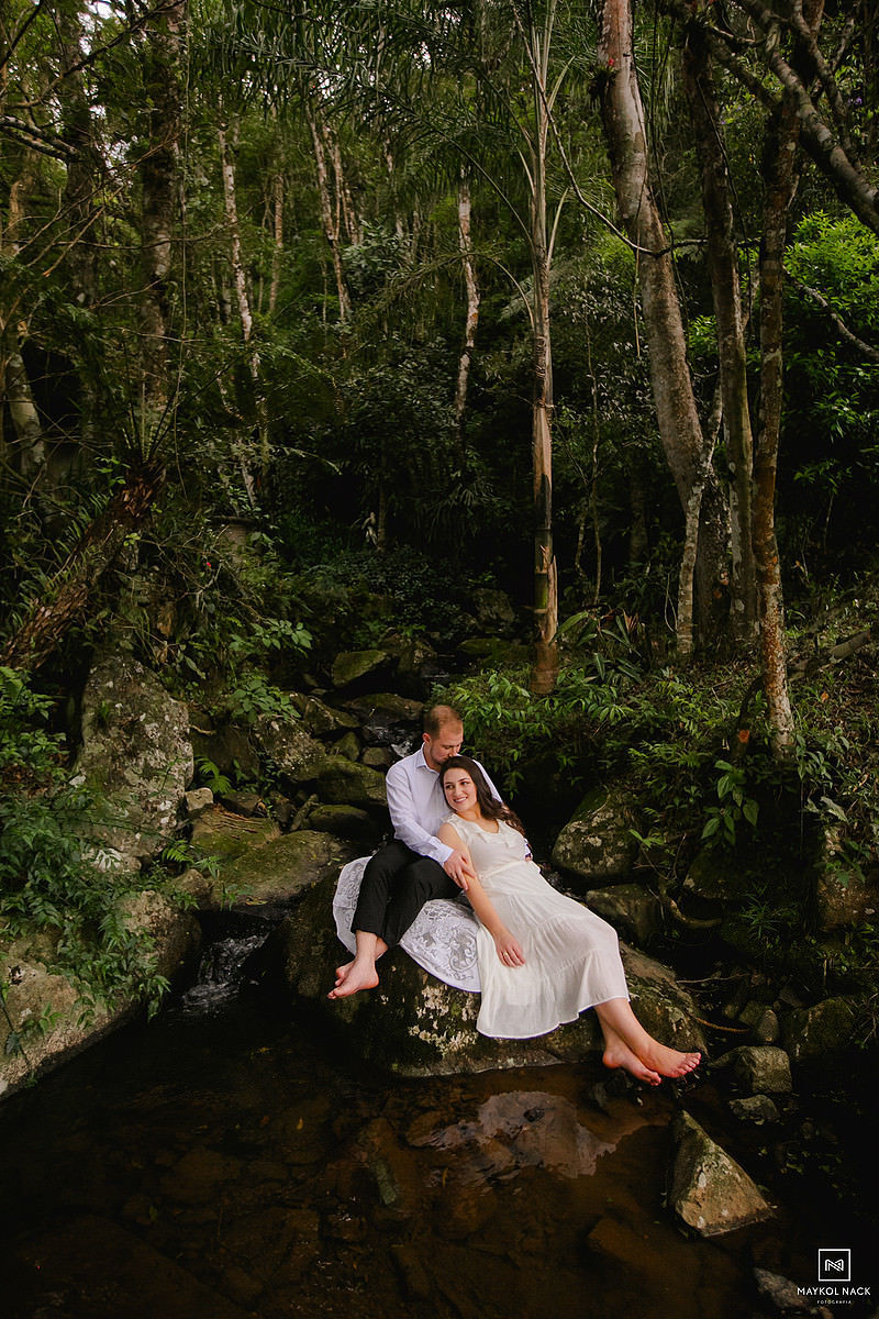 pré-casamento na cachoeira