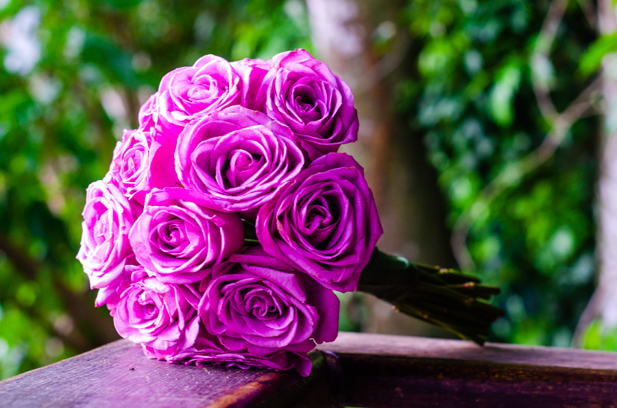 Buquê cheio de paixão