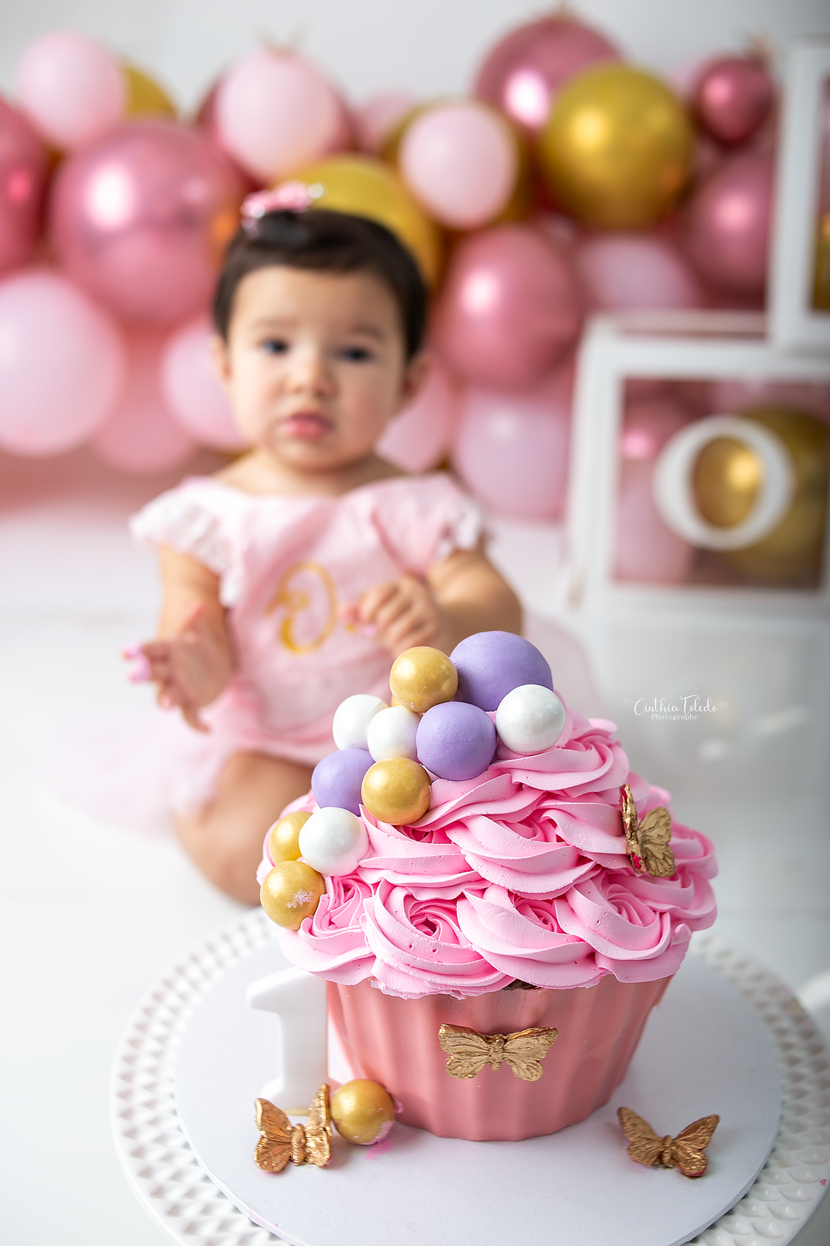 ensaio fotografico de cake Smash  de 1 aninho, fotografado por Cinthia Toledo Photography em Malden- MA. 