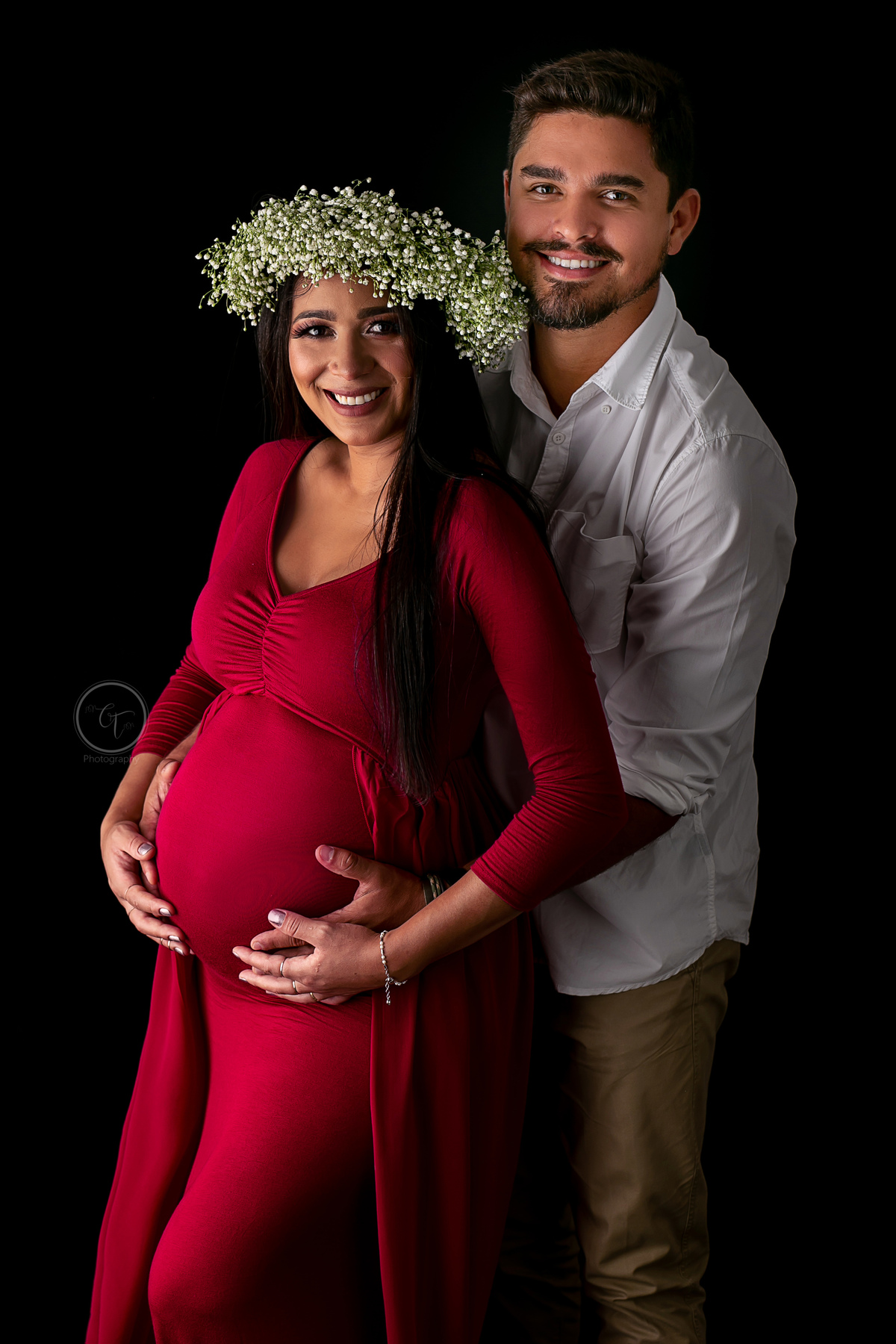 Ensaio fotográfico gestante, pregnancy, maternity, realizado em studio, localizado em Malden-MA, fotografado por Cinthia Toledo Fotografia, 