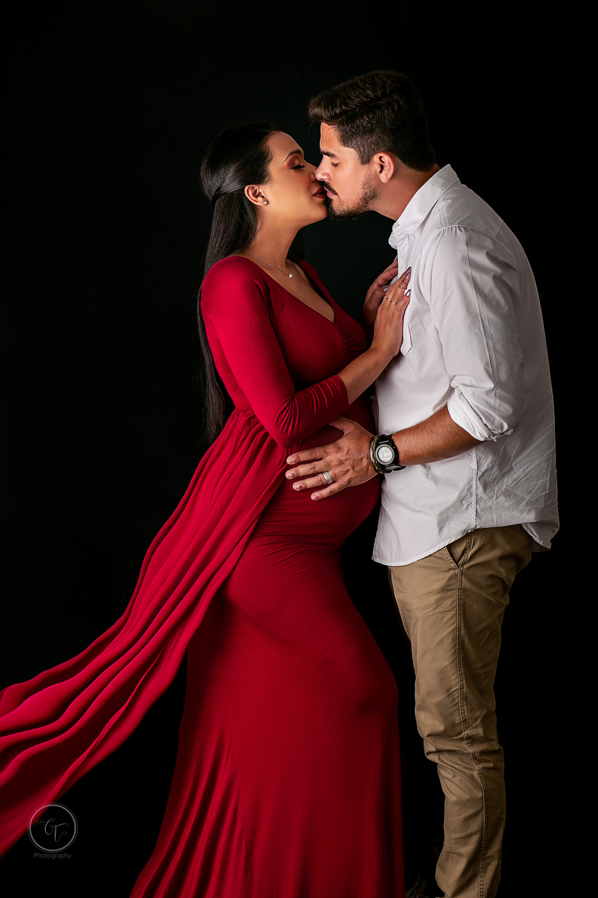 Ensaio fotográfico gestante, pregnancy, maternity, realizado em studio, localizado em Malden-MA, fotografado por Cinthia Toledo Fotografia, 