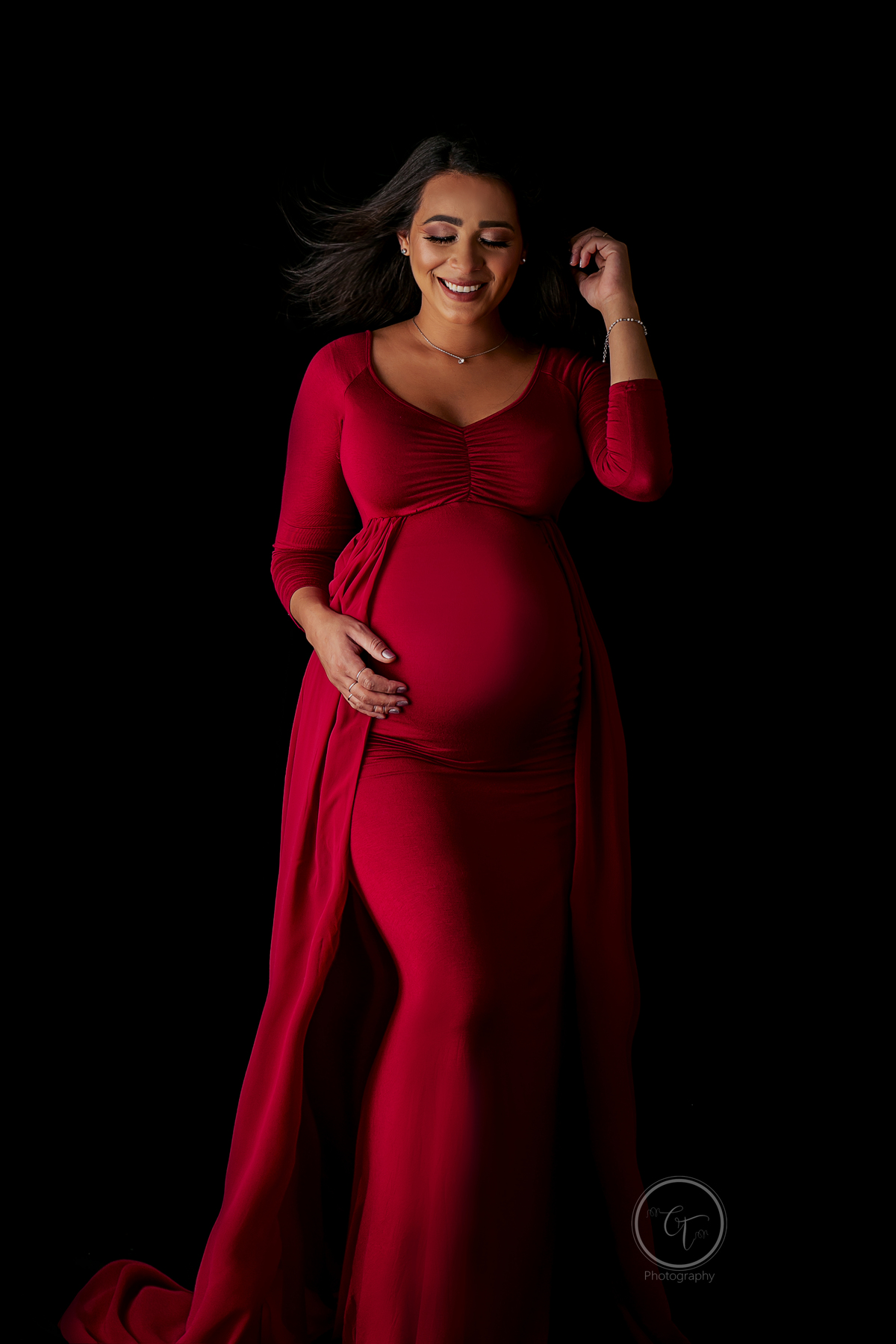 Ensaio fotográfico gestante, pregnancy, maternity, realizado em studio, localizado em Malden-MA, fotografado por Cinthia Toledo Fotografia, 