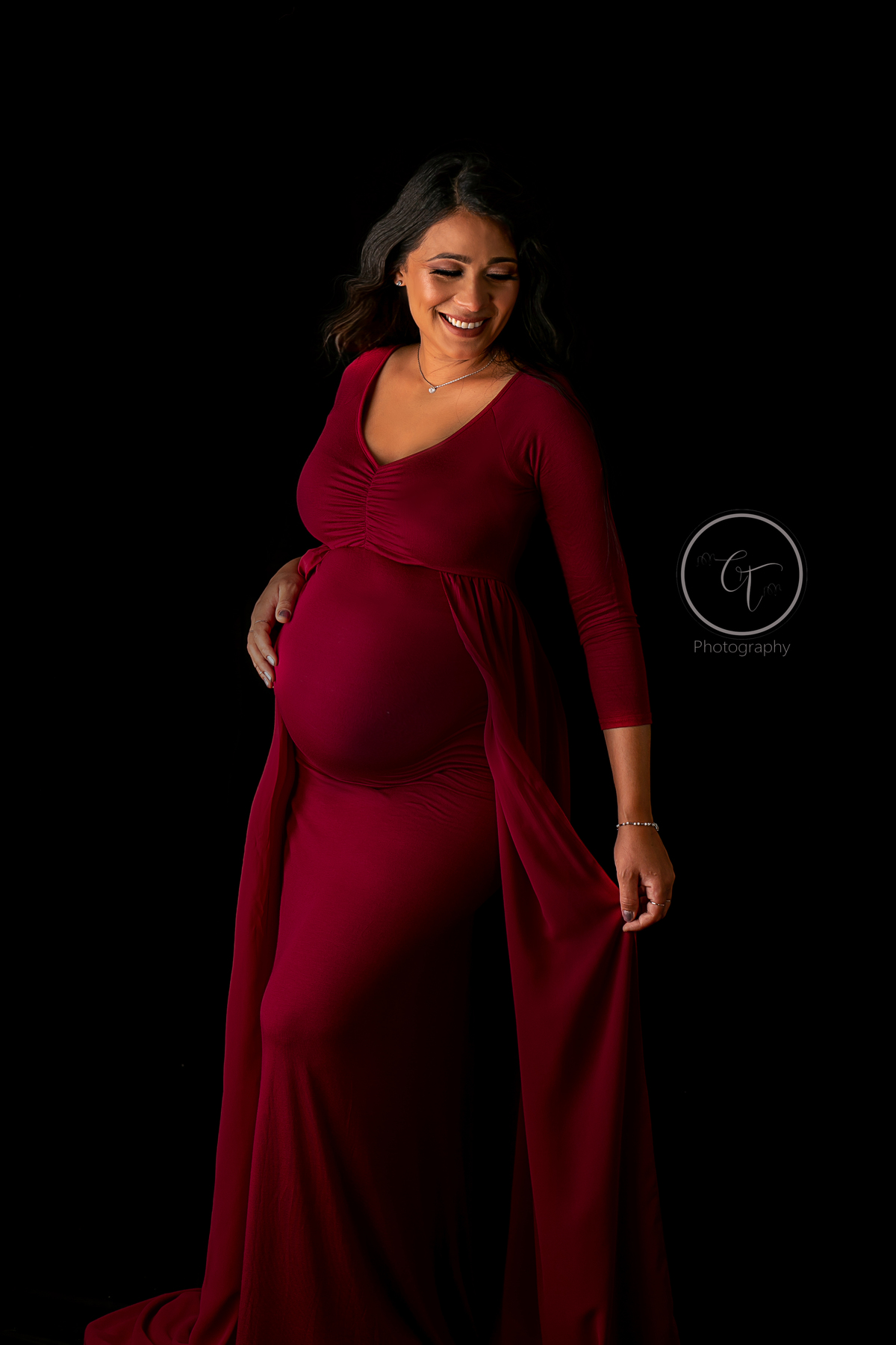 Ensaio fotográfico gestante, pregnancy, maternity, realizado em studio, localizado em Malden-MA, fotografado por Cinthia Toledo Fotografia, 