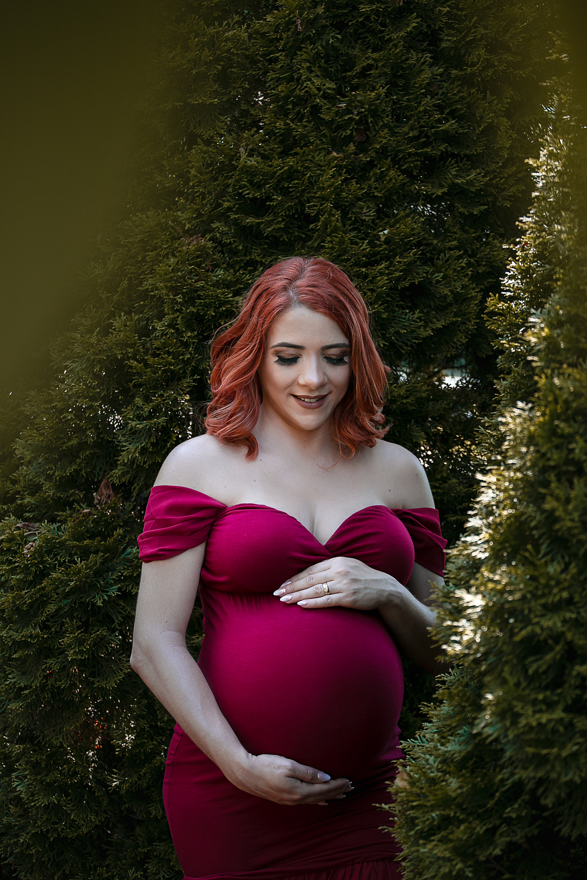 ensaio fotográfico de gestante / pregnancy/ maternity, casal, fotografado por Cinthia Toledo photography, localizado em 
Beverly David S Lynch Park,  Julho de 2021