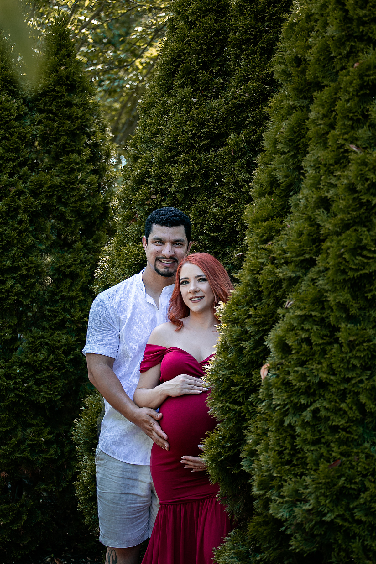 ensaio fotográfico de gestante / pregnancy/ maternity, casal, fotografado por Cinthia Toledo photography, localizado em 
Beverly David S Lynch Park,  Julho de 2021