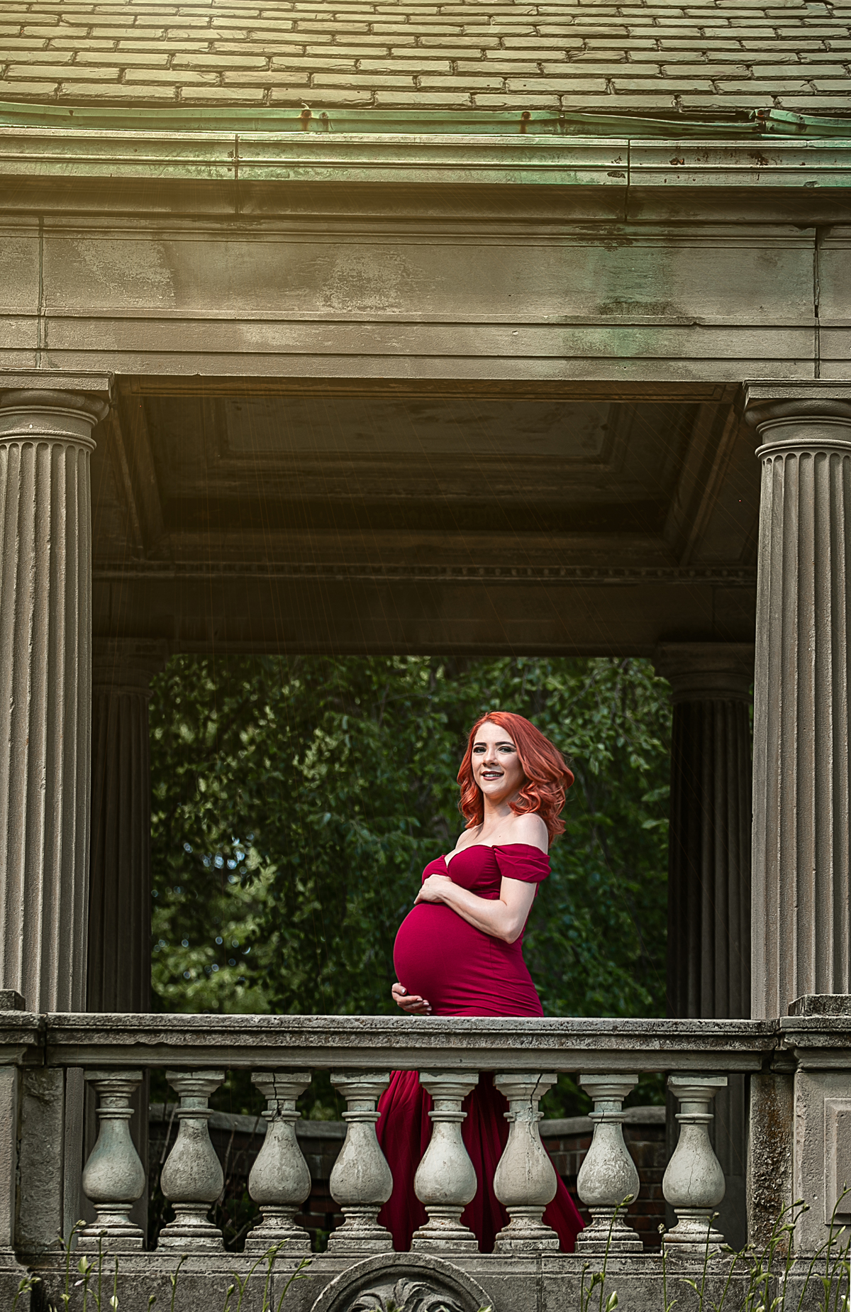ensaio fotográfico de gestante / pregnancy/ maternity, casal, fotografado por Cinthia Toledo photography, localizado em 
Beverly David S Lynch Park,  Julho de 2021