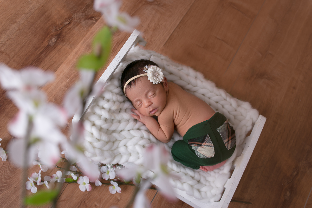 Ensaio newborn, fotografia newborn realizada no home-studio em Malden-MA EUA. fotografado por Cinthia Toledo fotografia/photography, Fotógrafa de Newborn, Gestante, Bebê e Famíla. newborn na caminha na pose de bundinha