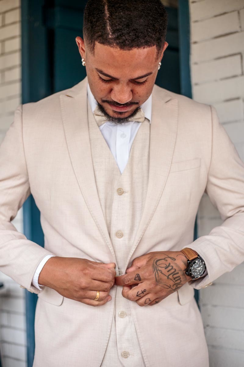 Making off de noivo no Sítio